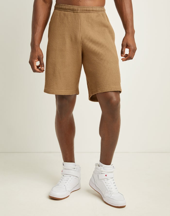 Champion Mens Shorts NZ - Waffle Khaki ( 7659-BVHCI )